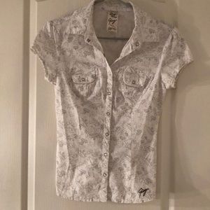 💥2/$25💥 White button up blouse